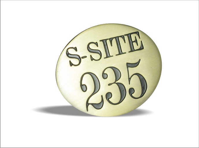 S-Site 235 Custom Metal Emblem